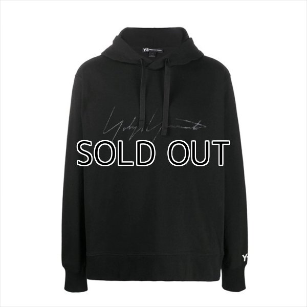 Y-3 Distressed Signature Hoodie