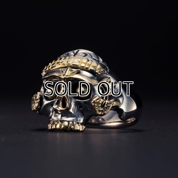 Antidote BUYERS CLUB Tibetan Skull Ring (Silver/Gold)