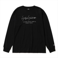 画像1: YOHJI YAMAMOTO x NEW ERA L/S T-shirt FW2020 Signature Logo Paris (1)