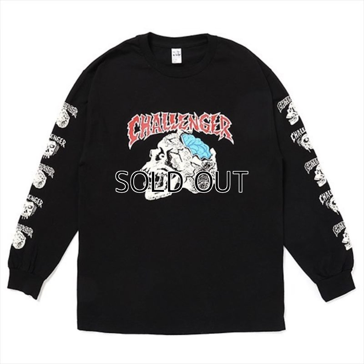 画像1: CHALLENGER Zombie Skull L/S Tee (ロングスリーブTシャツ) (1)