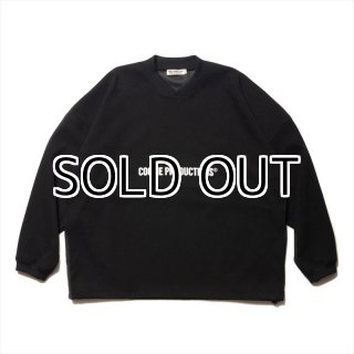 COOTIE PRODUCTIONS Polyester Velour Half Zip L/S Tee (ハーフ