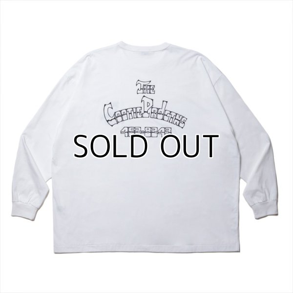 COOTIE PRODUCTIONS Print Oversized L/S Tee (LOWRIDER) White