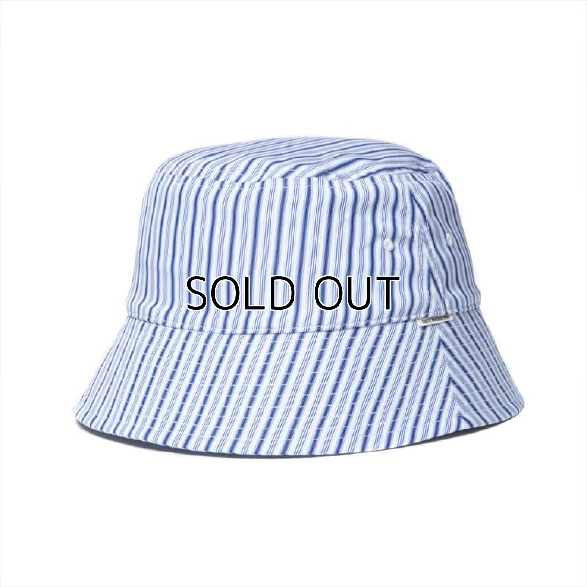 画像1: COOTIE PRODUCTIONS Stripe Broad Bucket Hat (THOMAS MASON) バケットハット (1)