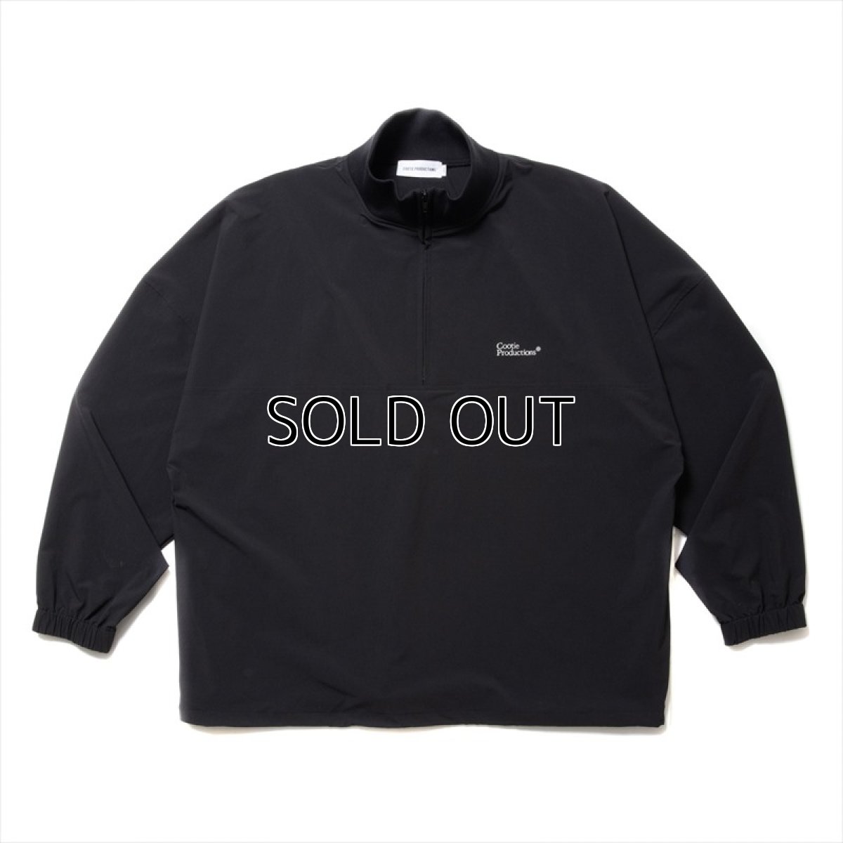 画像1: COOTIE PRODUCTIONS Nylon Light Cloth Half Zip L/S Tee (ハーフジップロングスリーブTシャツ) (1)