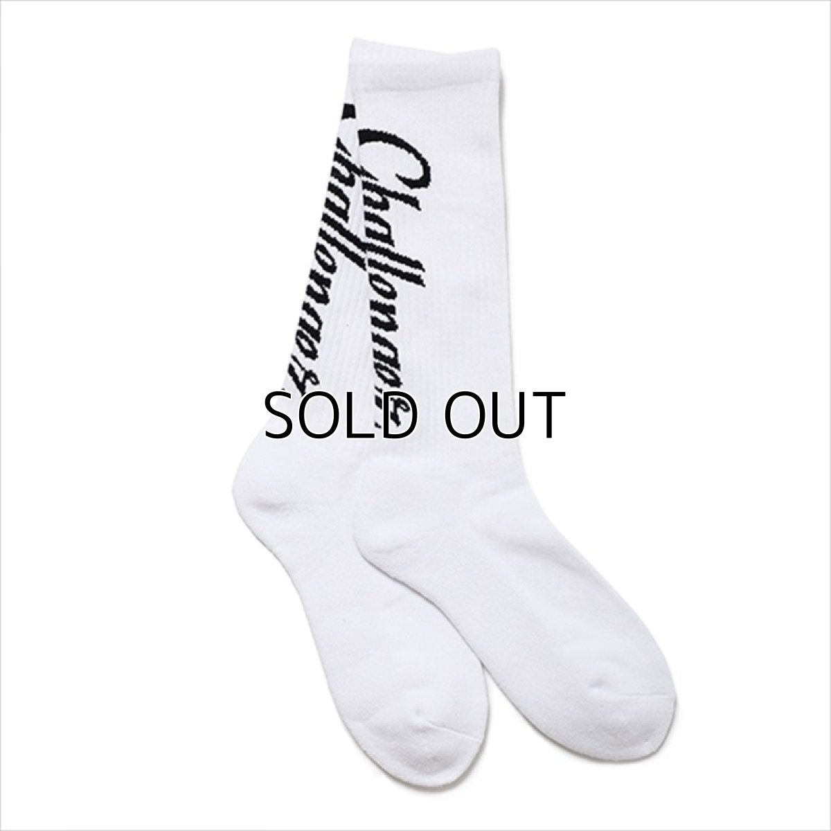 画像1: CHALLENGER Vertical Logo Socks (ソックス) (1)