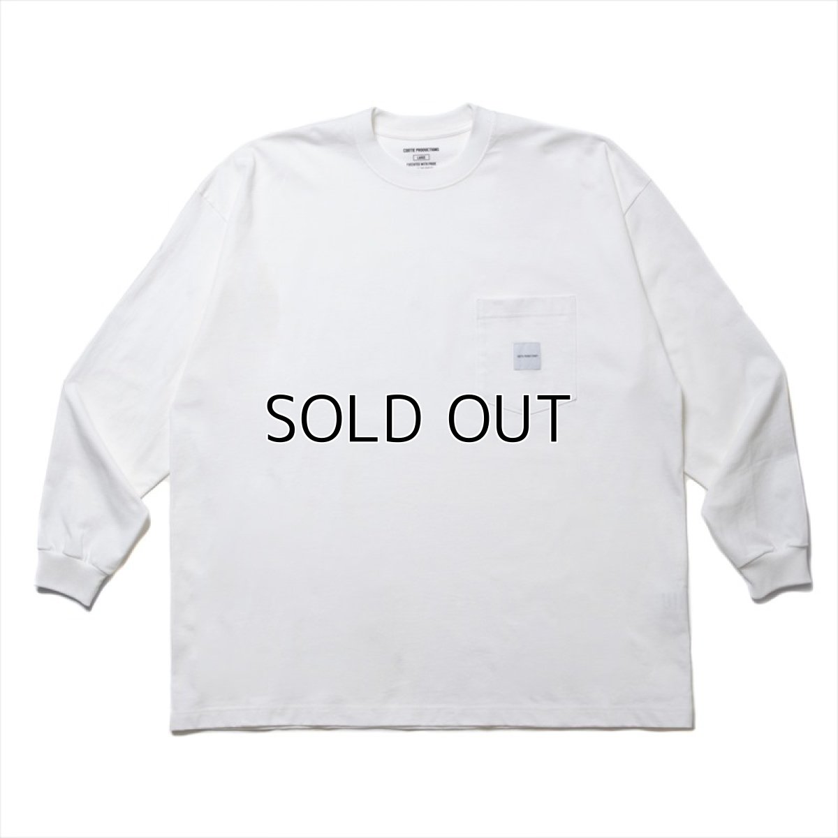 画像1: COOTIE PRODUCTIONS Open End Yarn Error Fit L/S Tee (ロングスリーブTシャツ) (1)