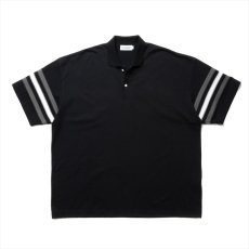 画像1: COOTIE PRODUCTIONS Jacquard Sleeve S/S Polo (ポロシャツ) (1)