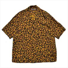 画像1: MINEDENIM Lips Leopard Print Open Collar Shirt (リップスレオパードシャツ) (1)