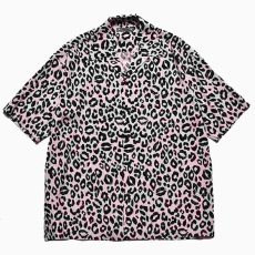 画像1: MINEDENIM Lips Leopard Print Open Collar Shirt (リップスレオパードシャツ) (1)