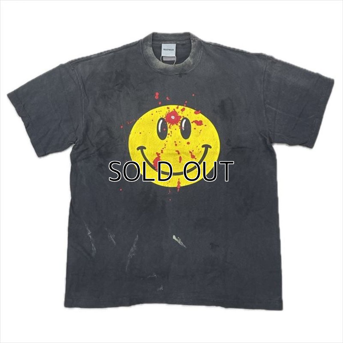 画像1: READYMADE SS T-Shirt Smile Black (Tシャツ) (1)