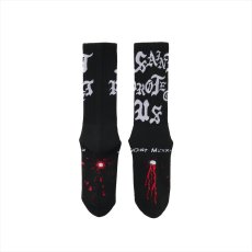 画像2: ©SAINT Mxxxxxx SOCKS SAINT PROTECT Black (2)