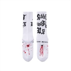 画像2: ©SAINT Mxxxxxx SOCKS SAINT PROTECT White (2)