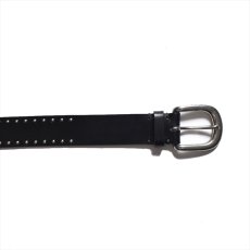 画像2: MINEDENIM Double Studs Leather Belt (ベルト) (2)