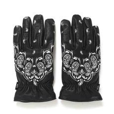 画像1: CHALLENGER Bandana Leather Glove (1)