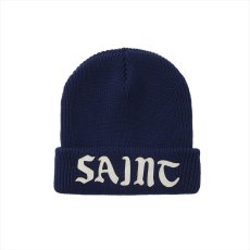 画像1: ©SAINT Mxxxxxx Knit Cap Saint Navy (1)