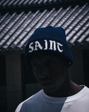 画像2: ©SAINT Mxxxxxx Knit Cap Saint Navy (2)