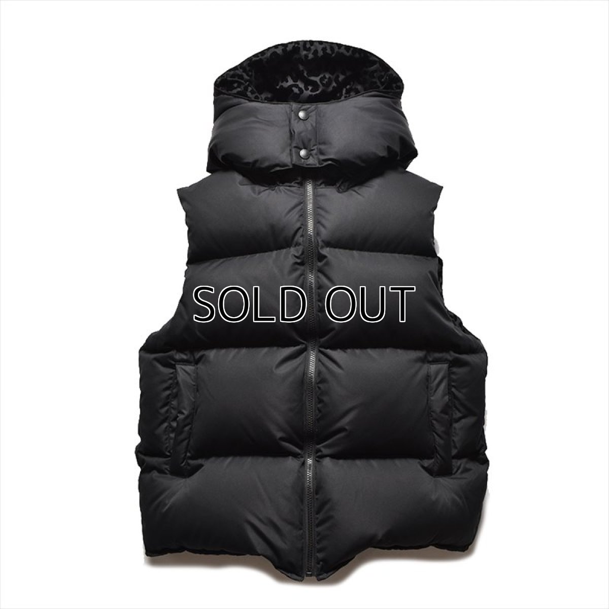 画像1: MINEDENIM B.Leopard Reversible Down Vest (1)