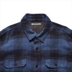 画像2: MINEDENIM Distortion Ombre Check Flannel Over Shirt (2)