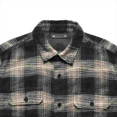 画像2: MINEDENIM Distortion Ombre Check Flannel Over Shirt (2)