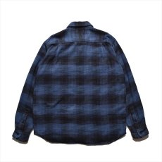 画像4: MINEDENIM Distortion Ombre Check Flannel Over Shirt (4)