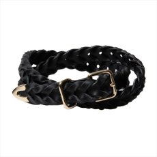 画像1: COOTIE PRODUCTIONS Leather Braid Belt (1)