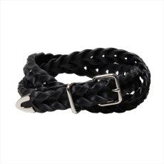 画像1: COOTIE PRODUCTIONS Leather Braid Belt (1)