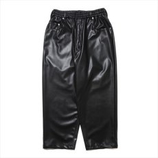 画像1: COOTIE PRODUCTIONS Faux Leather 5 Pocket Wide Easy Pants (1)