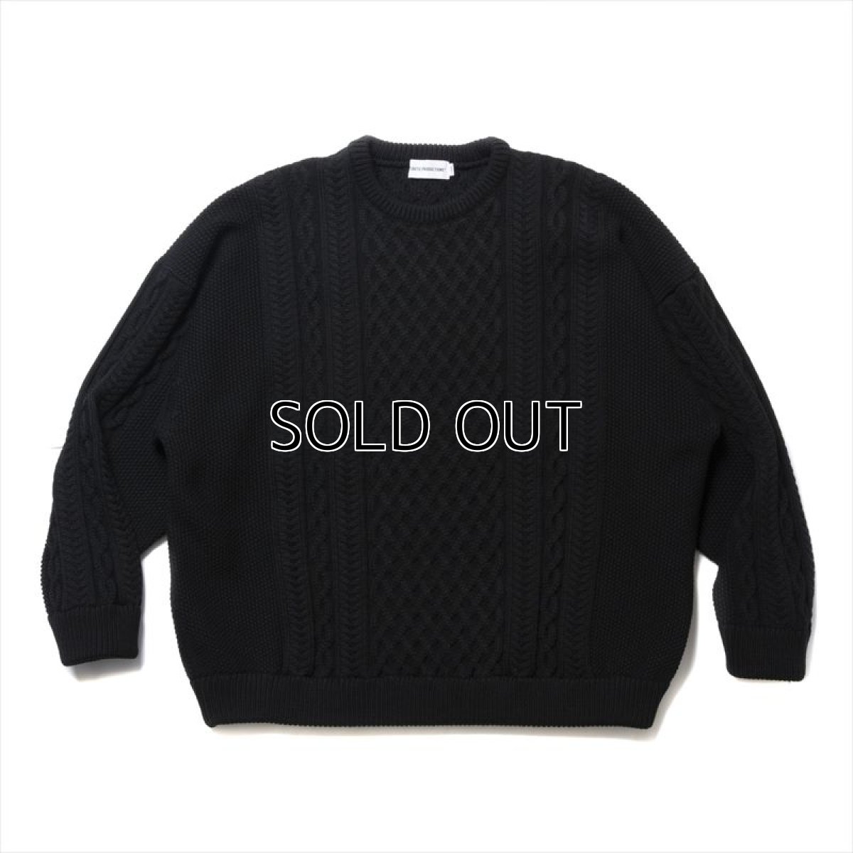 画像1: COOTIE PRODUCTIONS Fishermans Crewneck Sweater (フィッシャーマンセーター) (1)