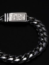 画像2: Antidote BUYERS CLUB Engraved Box Crasp Bracelet (ブレスレット) (2)