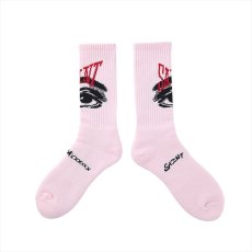 画像1: ©SAINT Mxxxxxx SOCKS EYE Pink (ソックス) (1)