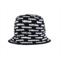 画像1: ©SAINT Mxxxxxx KNIT BUCKET HAT Black (ニットバケットハット) (1)