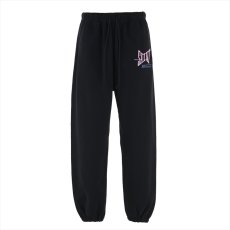 画像1: ©SAINT Mxxxxxx SWEAT PANTS RIBON SAINT Black (スウェットパンツ) (1)