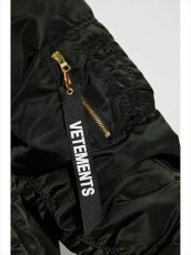 画像2: VETEMENTS ALPHA  Double Zip Bomber Jacket (MA-1) ボンバージャケット (2)