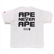 画像2: EMOTIONALLY UNAVAILABLE x A BATHING APE EU BAPE FACE SS TEE White (Tシャツ) (2)