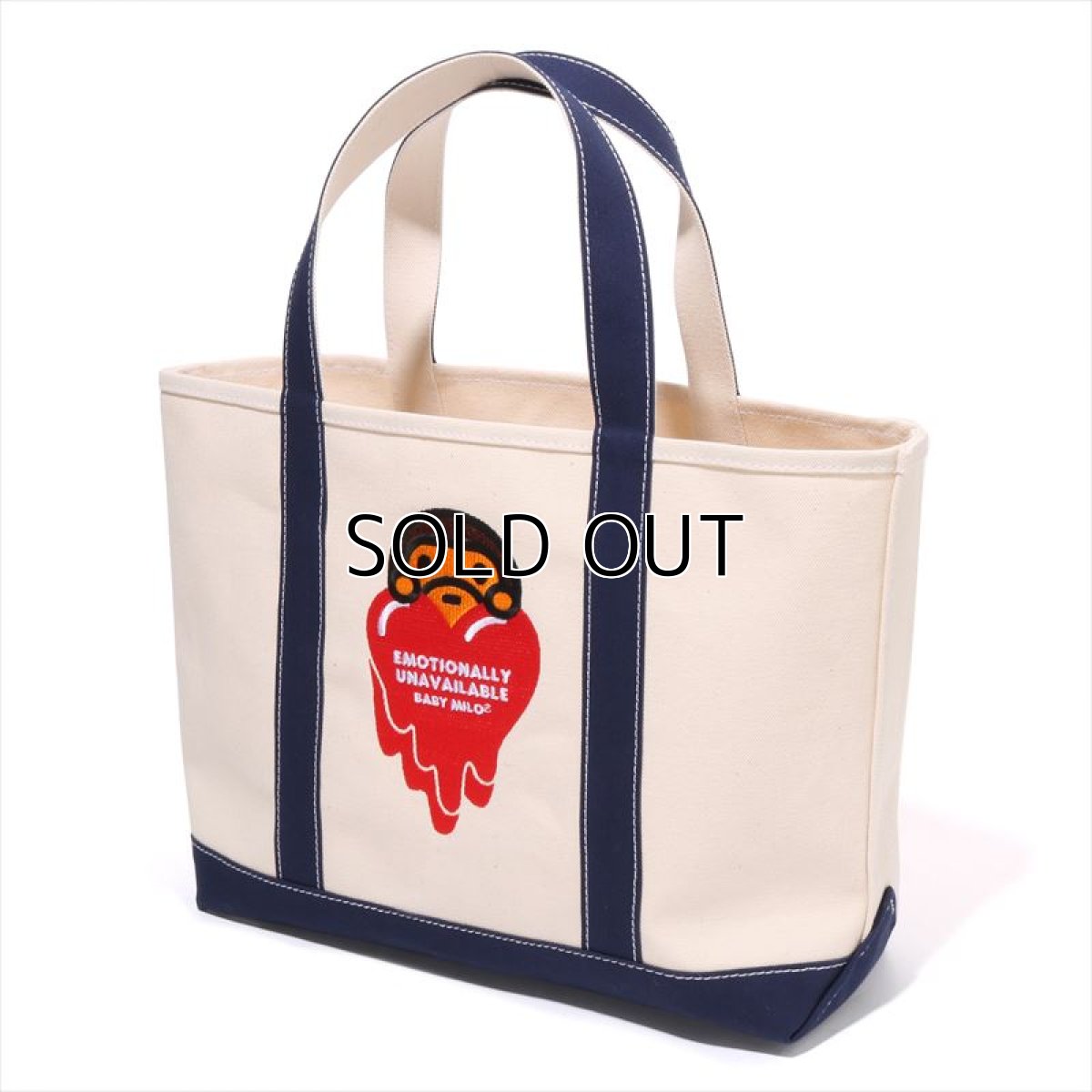 画像1: EMOTIONALLY UNAVAILABLE x A BATHING APE EU MILO TOTE (トートバッグ) (1)