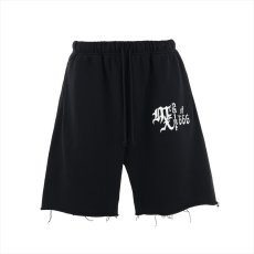 画像1: ©SAINT Mxxxxxx SWEAT SHORTS MX666 Black (スウェットショーツ) (1)