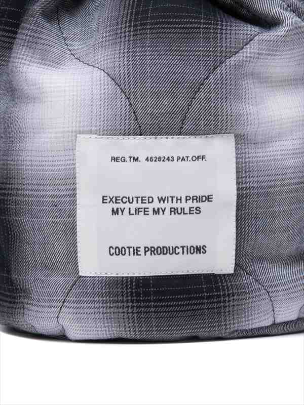 COOTIE Ombre Check Quilting Drawstring Bag