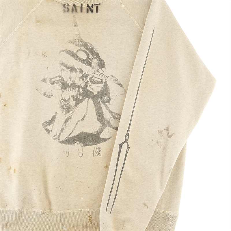 SAINT Mxxxxxx EVANGELION Sweat Shirt Gray