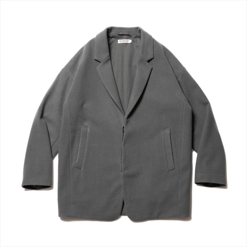 在庫一掃】 Wool Mossa Chester Short Coat Gray xn--vipn-soa6h.se