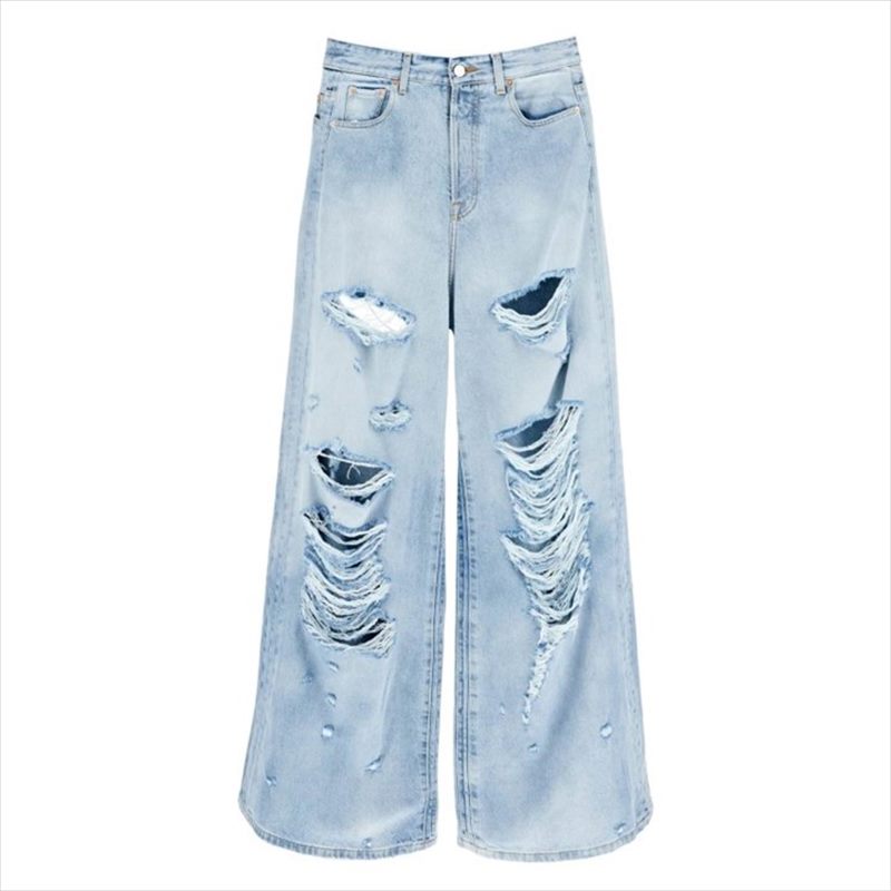 vetements destroyed baggy jeans ジーンズ
